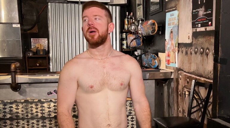 Wyatt Owens in THE LUCKIEST WHORES IN THE WORLD CUMSHOT REVIEW